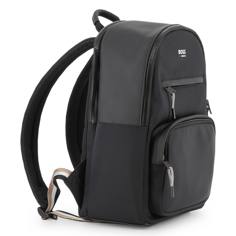 Coated textile backpack BOSS 
                    BOY
