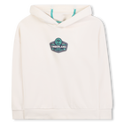 Fleece hoodie, IVORY, hi-res