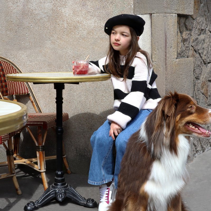 Multicolored Wool Beret SONIA RYKIEL 
                    GIRL