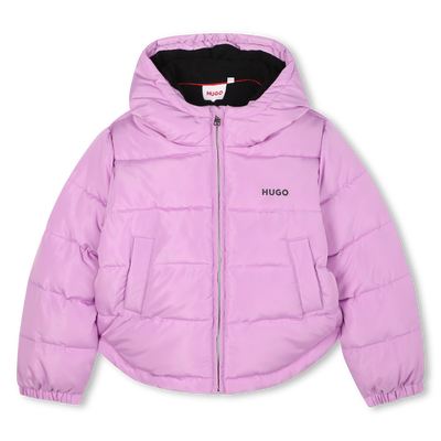 Hooded down jacket HUGO GIRL