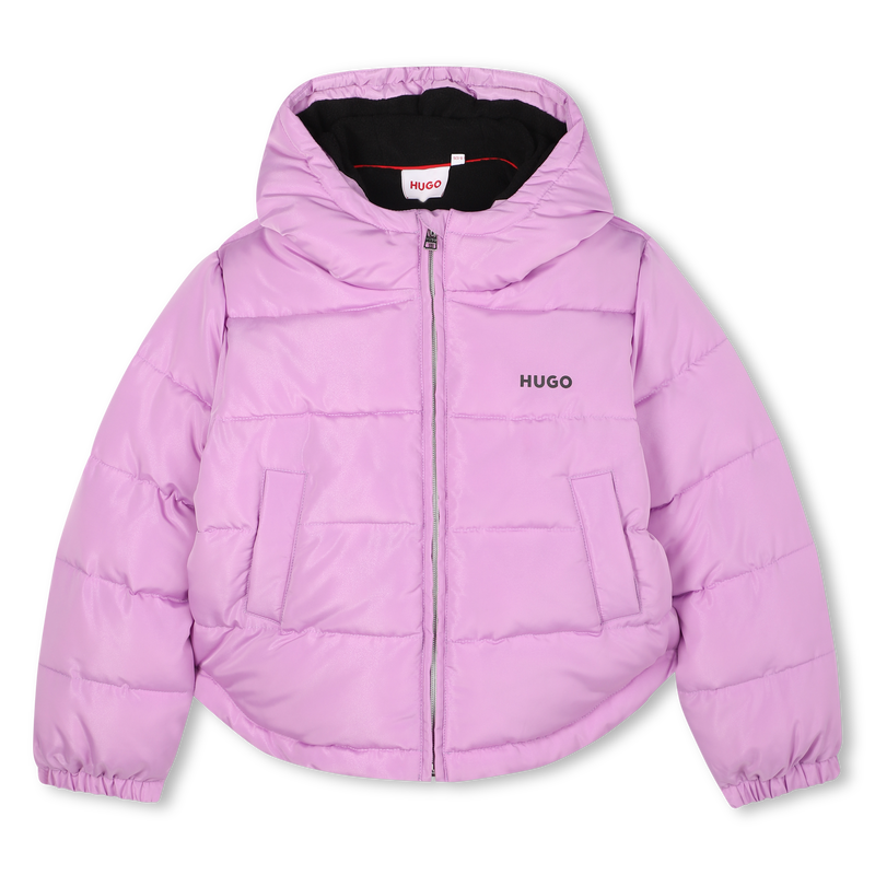 Hooded down jacket HUGO 
                    GIRL