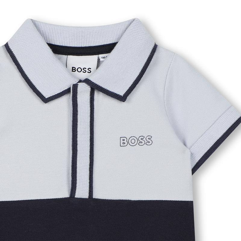 Short color-block romper BOSS 
                        BOY