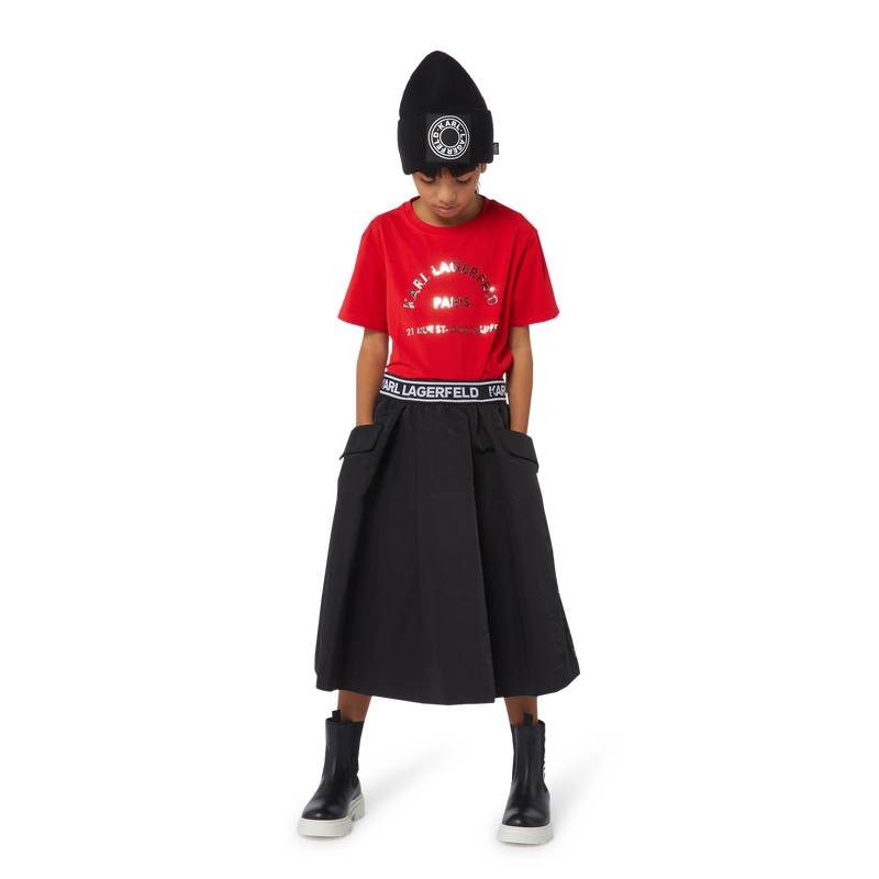 Hat & Infinity Scarf Set KARL LAGERFELD KIDS 
                    BOY