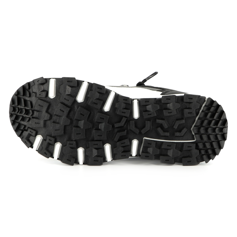 Bi-material lace-up sneakers HUGO 
                    BOY