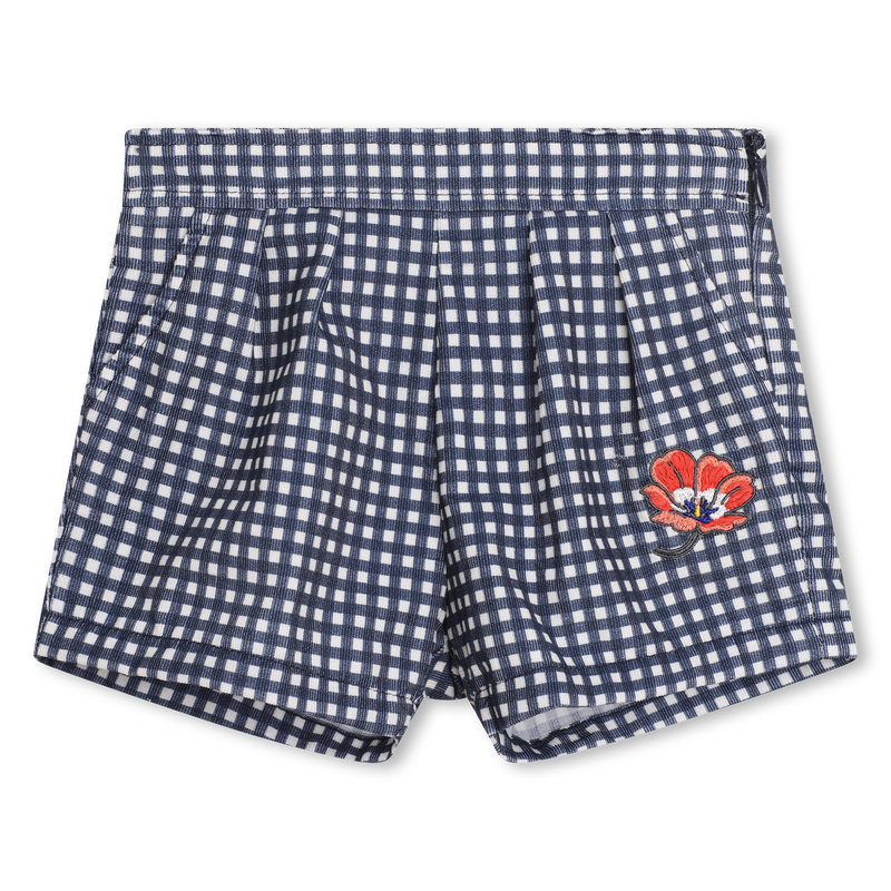 Printed cotton shorts KENZO KIDS 
                    GIRL