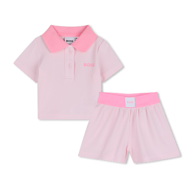 Cotton Elastane Outfit Set BOSS GIRL