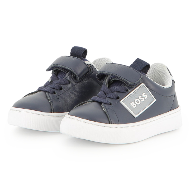 Cowhide leather sneakers BOSS 
                        BOY