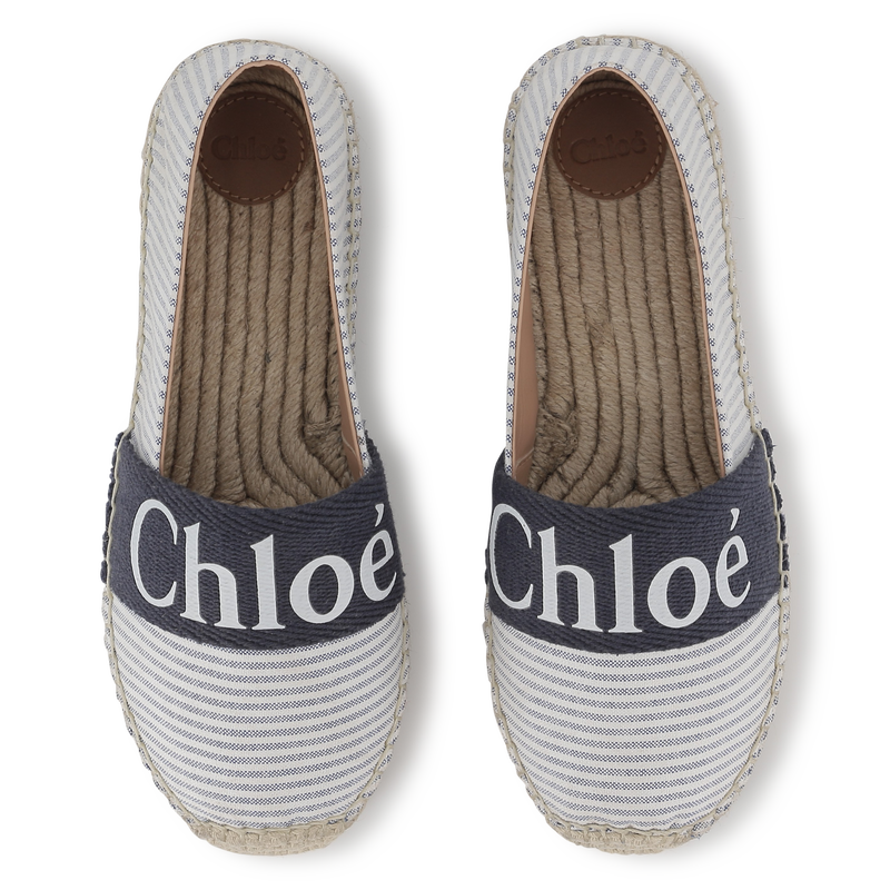 Striped Canvas Espadrilles CHLOE 
                        GIRL
