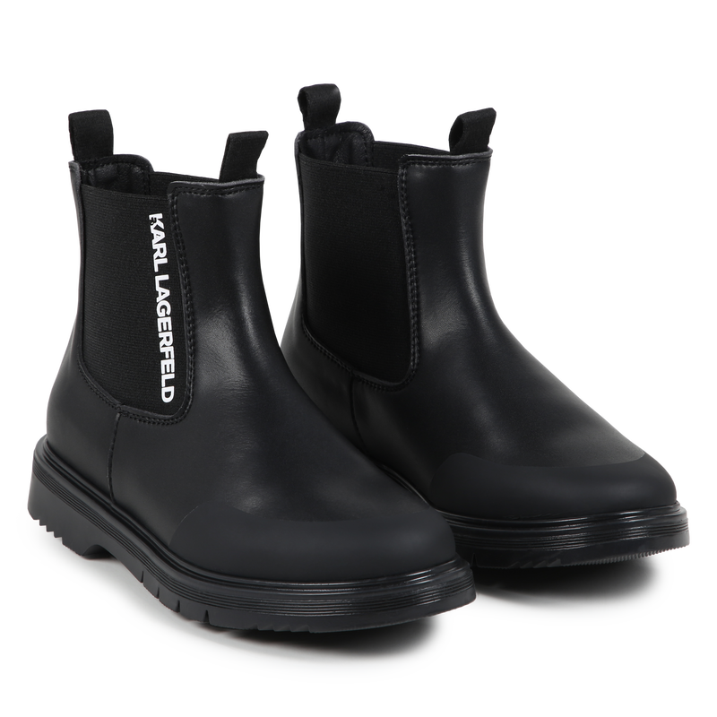 Textile Ankle Boots KARL LAGERFELD KIDS 
                    UNISEX