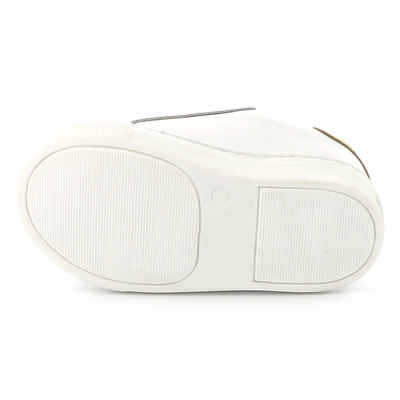 Velcro leather sneakers KARL LAGERFELD KIDS GIRL