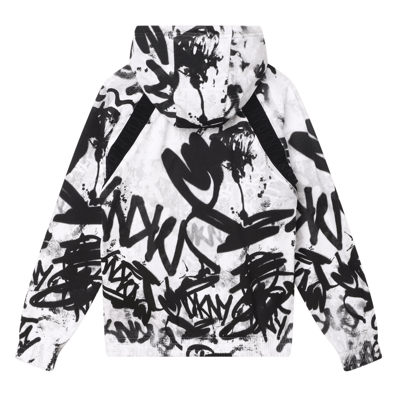 Printed cotton sweatshirt DKNY 
                    BOY