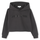 Cropped fleece sweatshirt MARC JACOBS 
                    GIRL