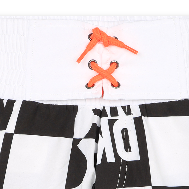 Two-toned printed swim trunks DKNY 
                    GIRL
