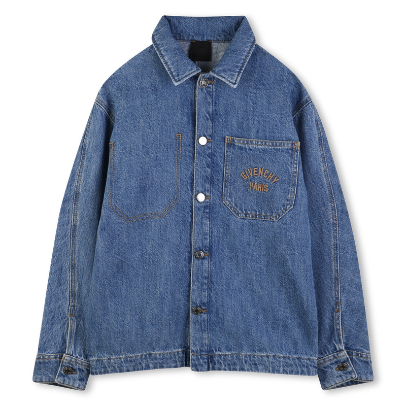 Denim Overshirt GIVENCHY 
                        BOY