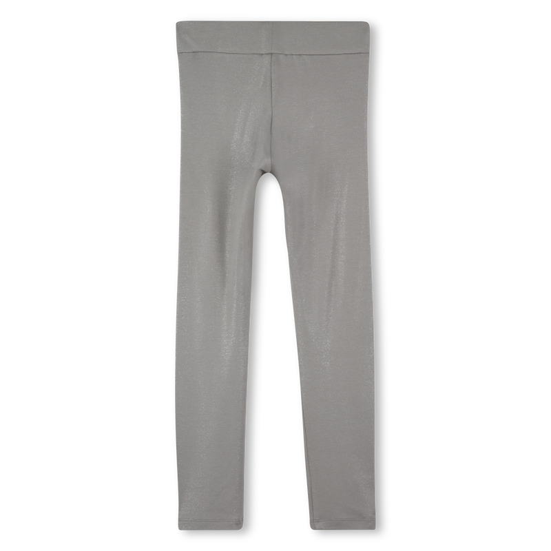 Silver sequined jersey leggings DKNY 
                        GIRL
