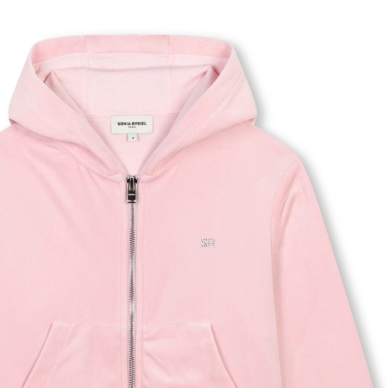 Hooded Zipped Sweatshirt SONIA RYKIEL 
                    GIRL