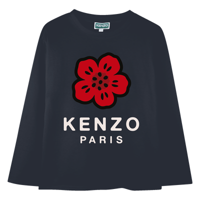 Long-sleeved jersey T-shirt KENZO KIDS UNISEX