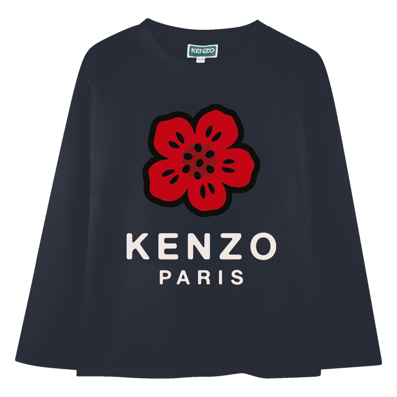Long-sleeved jersey T-shirt KENZO KIDS 
                    UNISEX