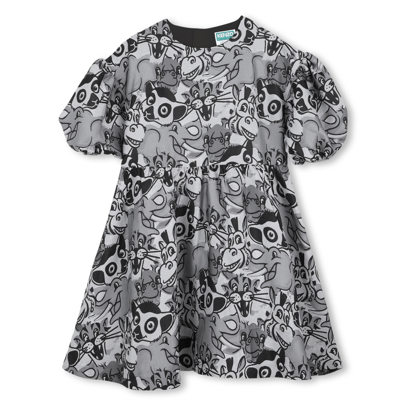 Balloon sleeve dress KENZO KIDS 
                        GIRL