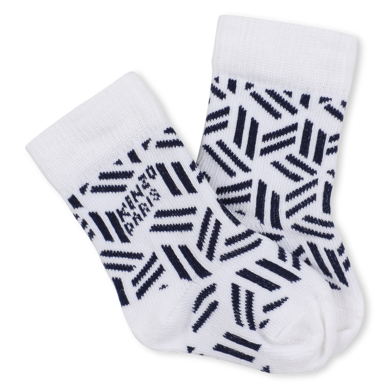Set of 2 pairs of knitted socks KENZO KIDS 
                        UNISEX