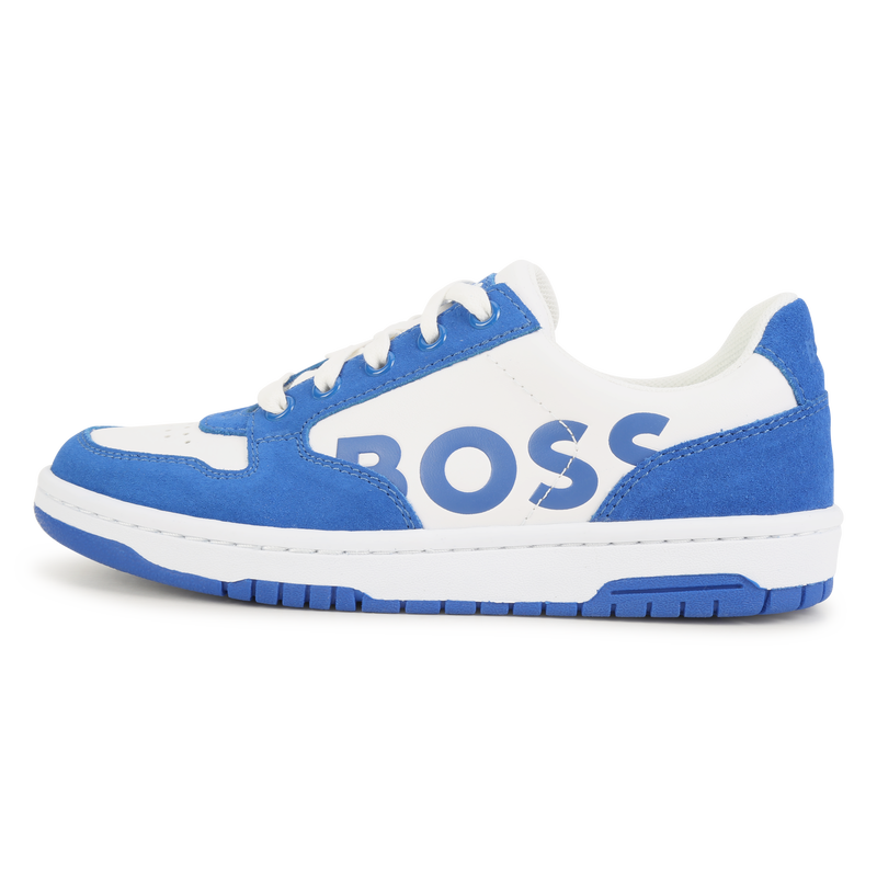 Lace-up logo sneakers