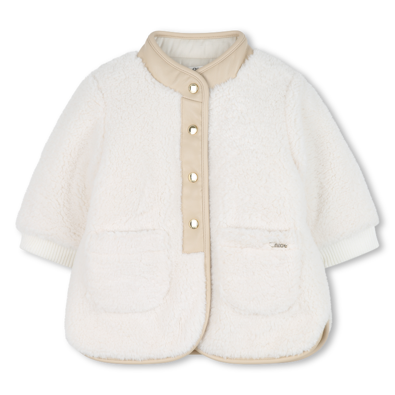 Sheepskin fleece coat CHLOE 
                    GIRL