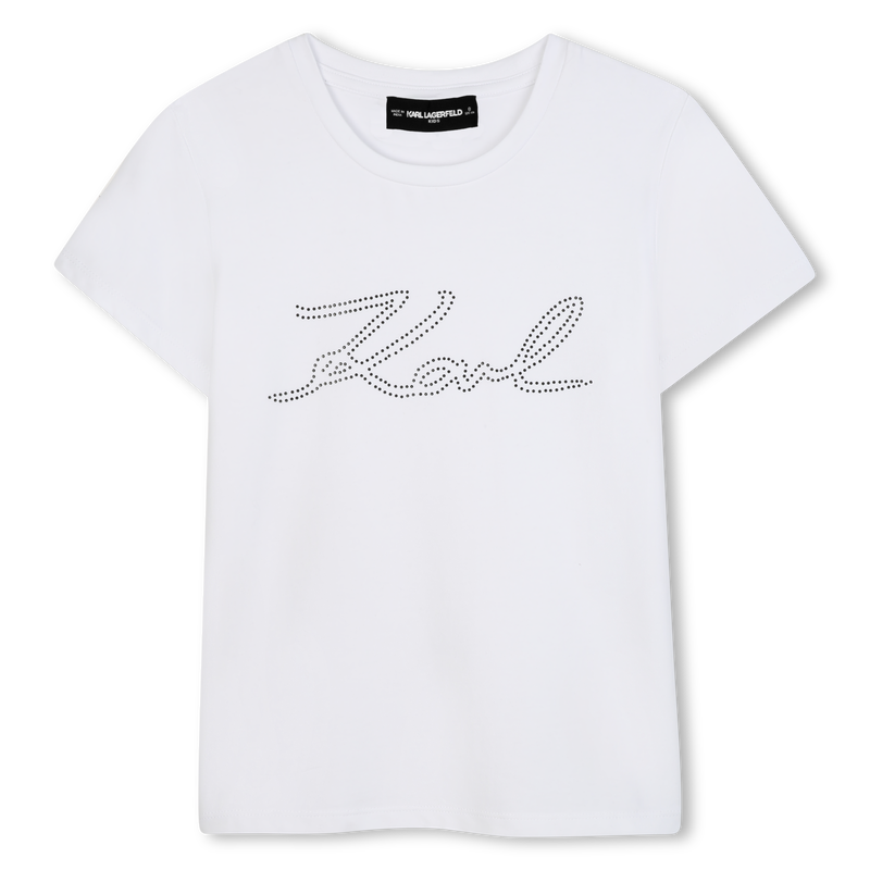 Short-sleeved T-shirt KARL LAGERFELD KIDS 
                        GIRL