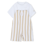 Overall Outfit Set, STONE, hi-res