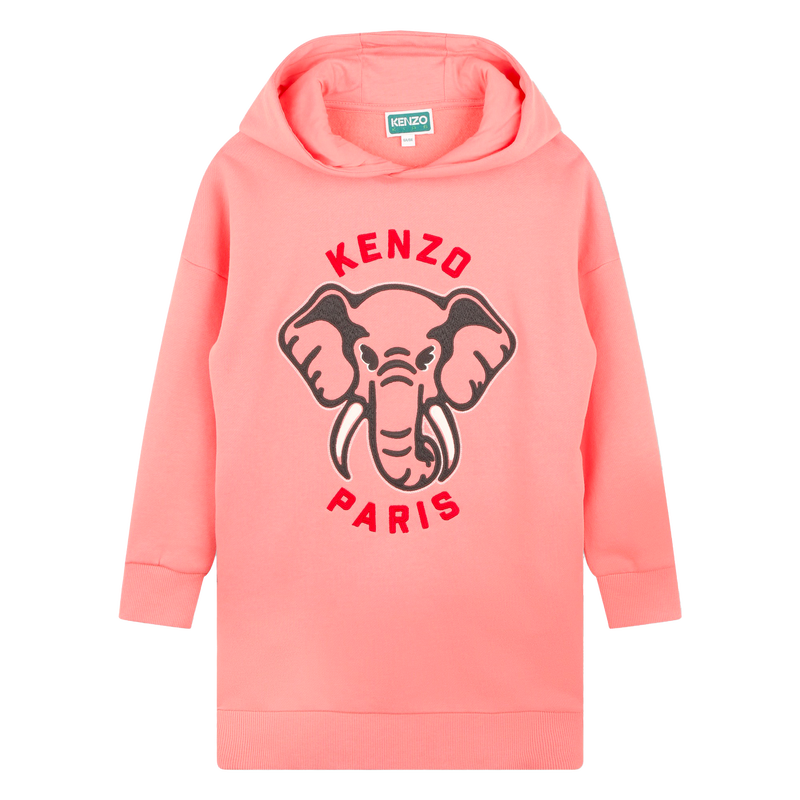 Hooded Fleece Dress KENZO KIDS 
                    GIRL