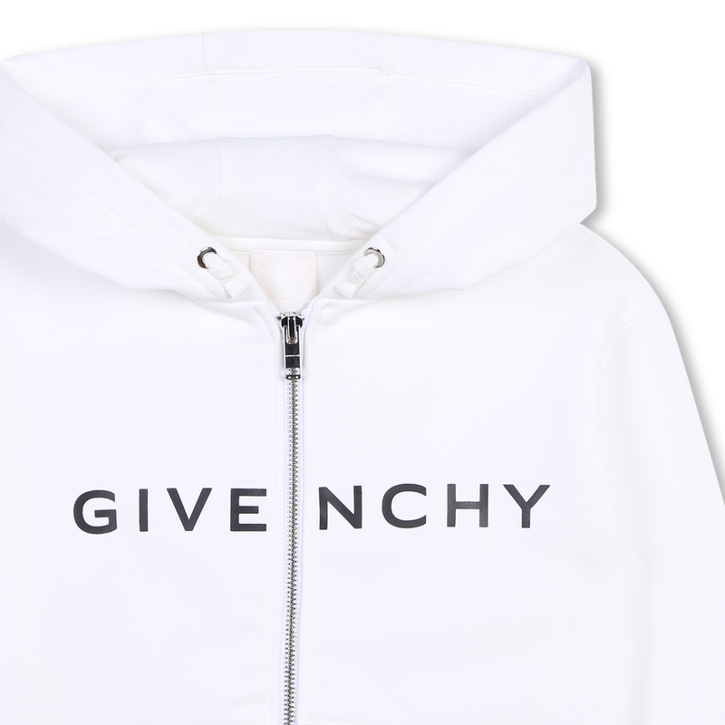 Zip-Up Hooded Cardigan GIVENCHY 
                    GIRL