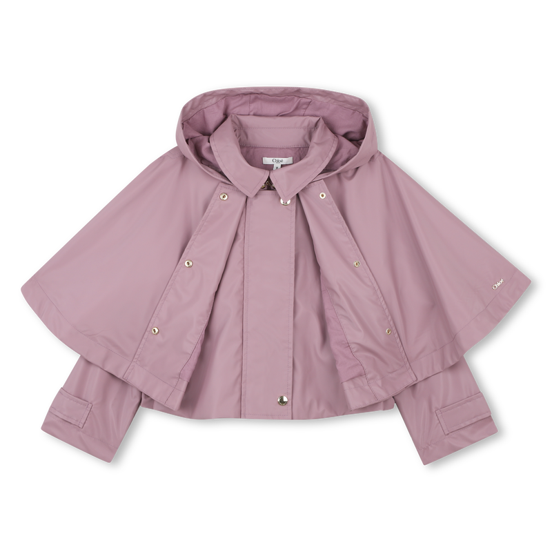 Hooded cape jacket CHLOE 
                        GIRL