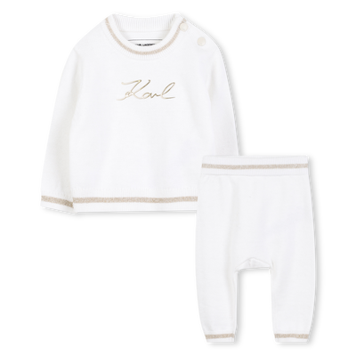 Sweater and leggings set KARL LAGERFELD KIDS GIRL