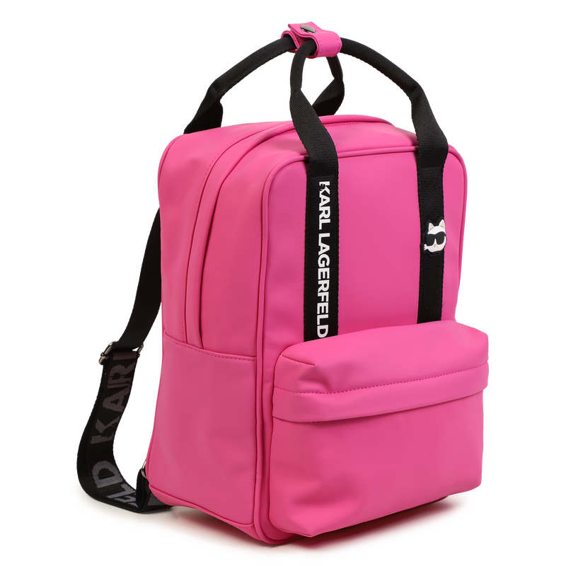 Backpack with double handles KARL LAGERFELD KIDS 
                        GIRL
