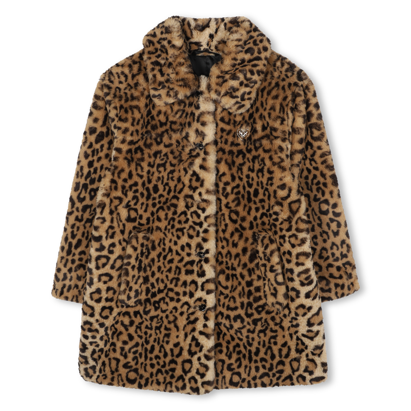 Long fleece coat SONIA RYKIEL 
                        GIRL