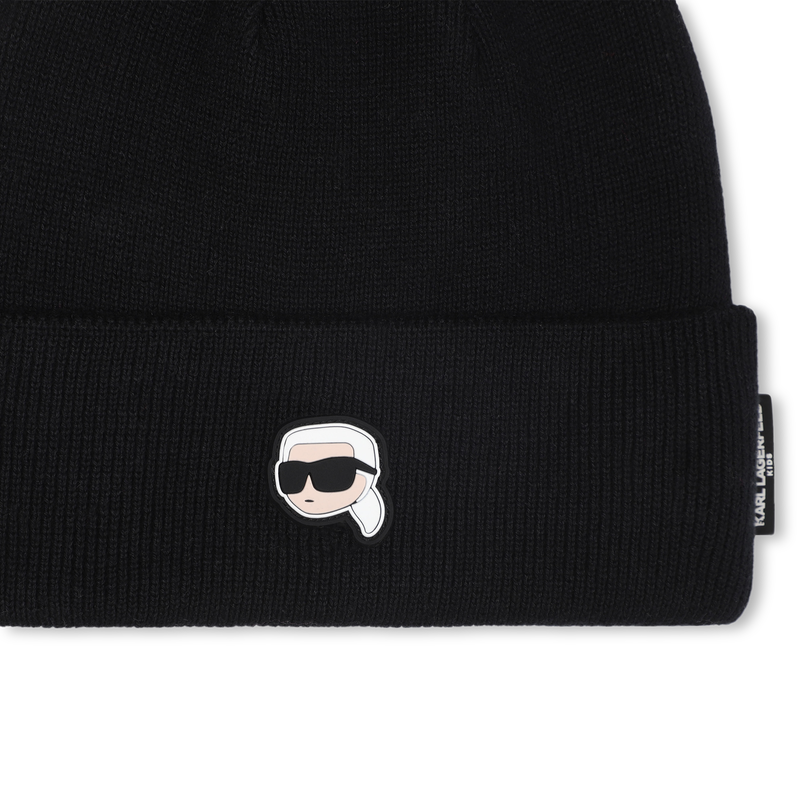 Knitted beanie KARL LAGERFELD KIDS 
                        BOY
