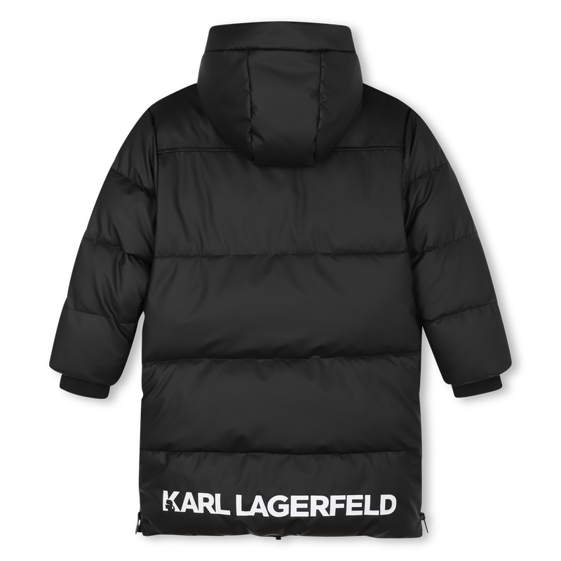 Long Puffer Jacket KARL LAGERFELD KIDS 
                        BOY