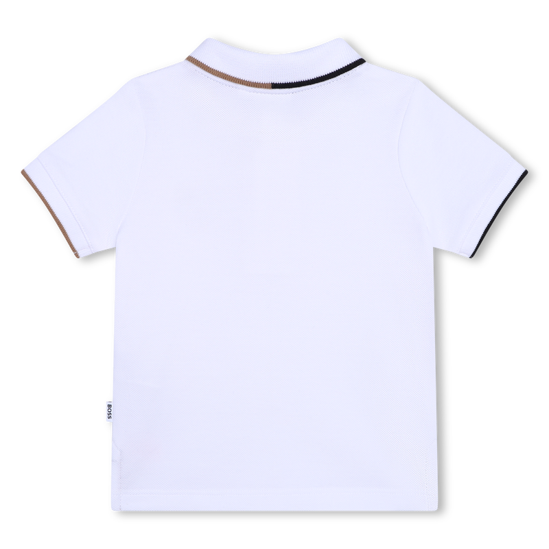 Striped Cotton Polo BOSS 
                        BOY