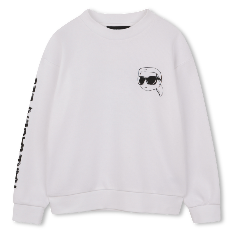 Printed Sweatshirt KARL LAGERFELD KIDS 
                        BOY