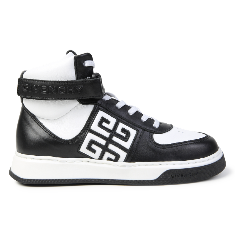 Lace-Up Leather Sneakers GIVENCHY 
                    BOY