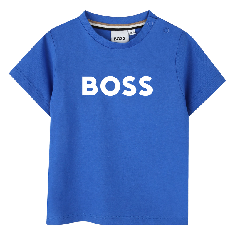 Cotton Logo T-Shirt BOSS 
                    BOY