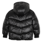 Hooded down jacket KARL LAGERFELD KIDS 
                    GIRL
