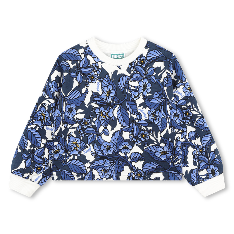 KENZO KIDS All Over Print Fleece Sweater
