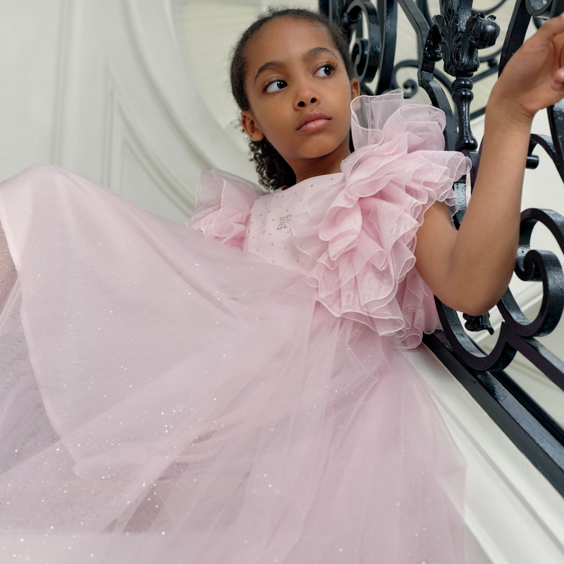 Diamanté Tulle Dress GIVENCHY 
                    GIRL
