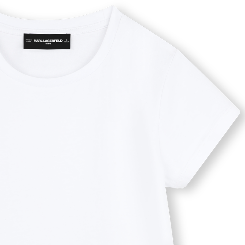 Embroidered dress KARL LAGERFELD KIDS 
                        GIRL