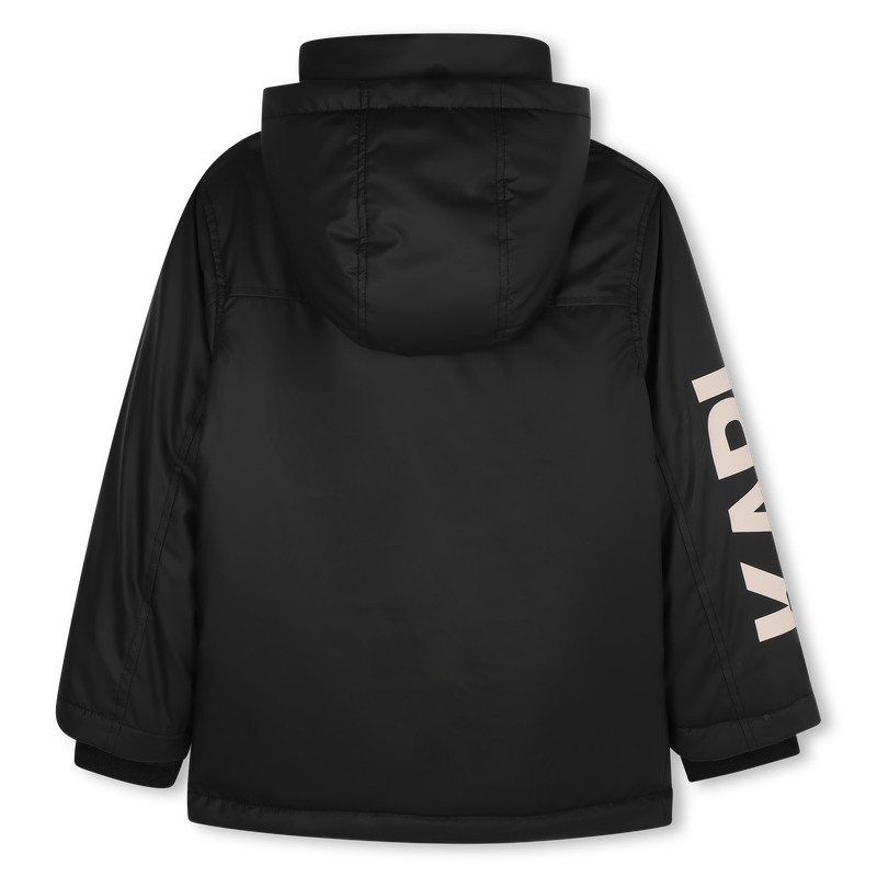Hooded parka KARL LAGERFELD KIDS 
                    BOY