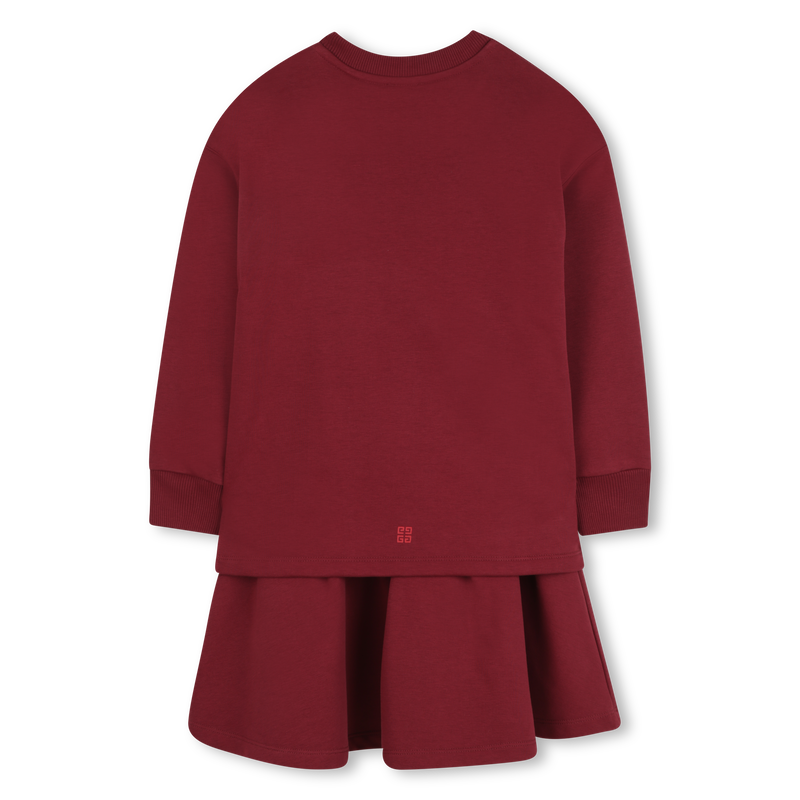 Dress with pleated bottoms and slits GIVENCHY 
                    GIRL
