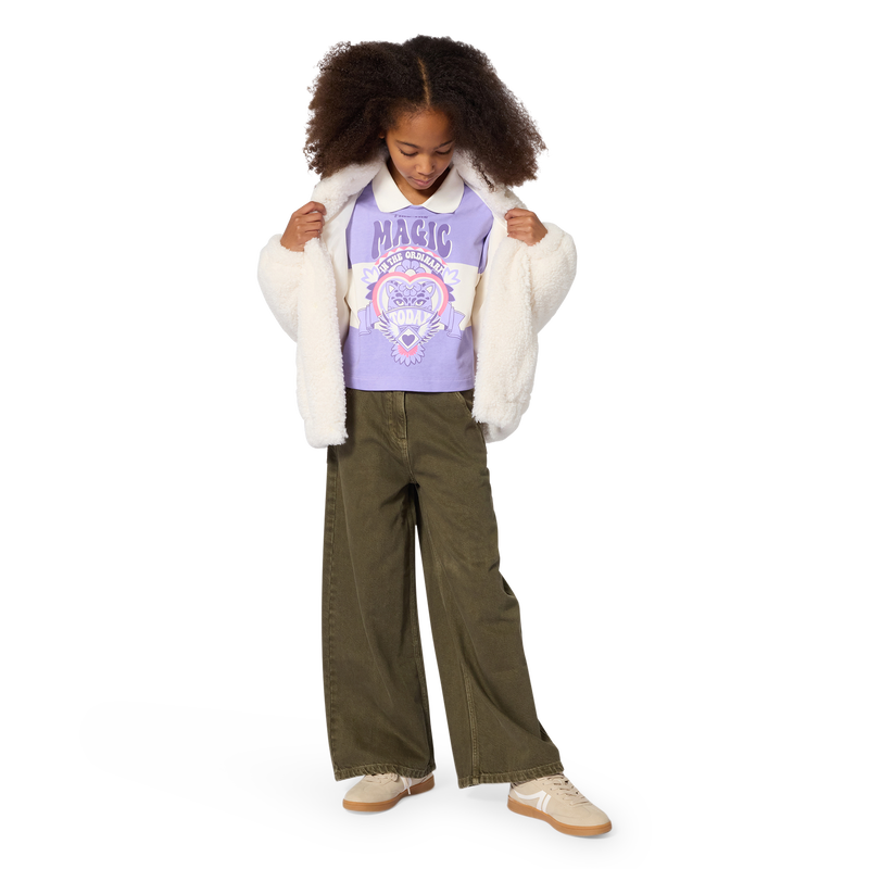 Fuzzy fleece jacket BILLIEBLUSH 
                        GIRL