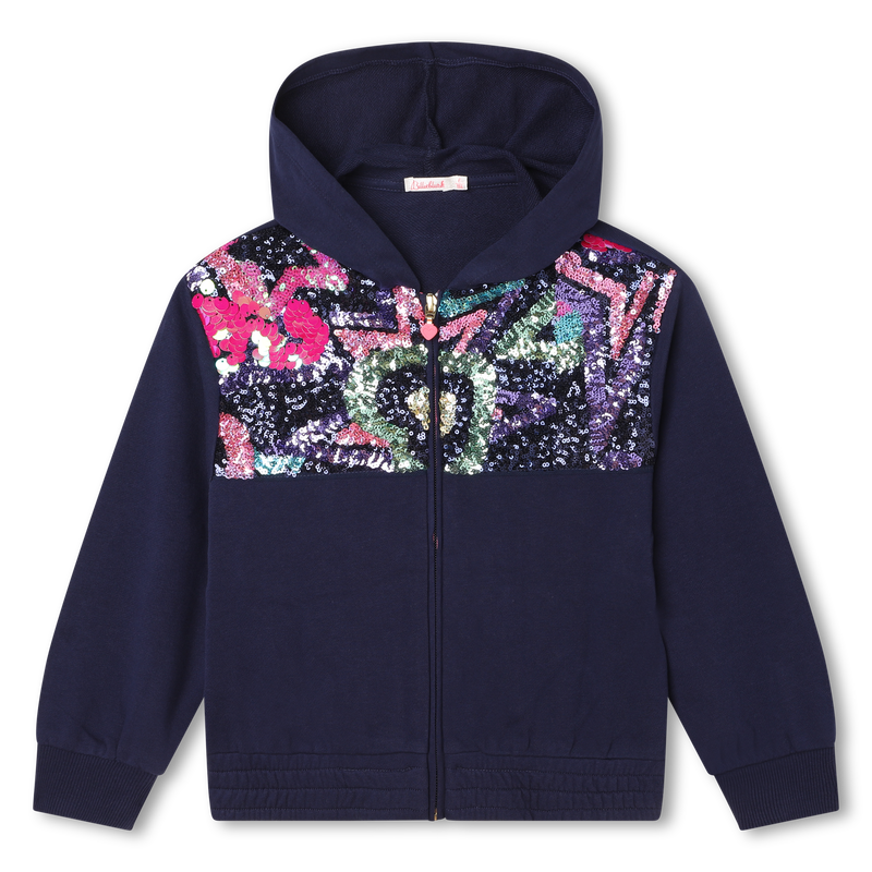 Fleece zip-up hoodie BILLIEBLUSH 
                    GIRL