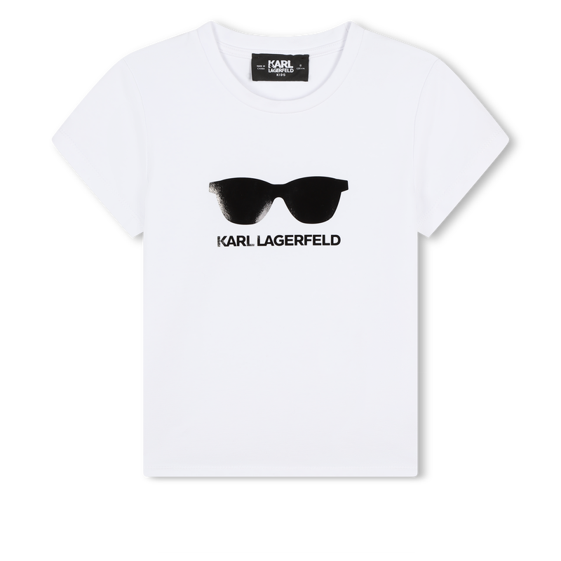Sunglass Graphic Tee KARL LAGERFELD KIDS 
                    GIRL