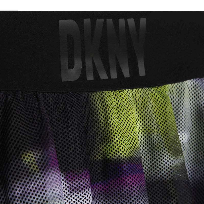 Lined mesh print skirt DKNY 
                    GIRL